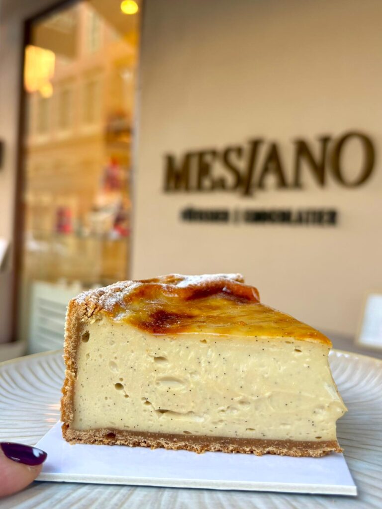 A pastry flan from Patrick Mesiano.