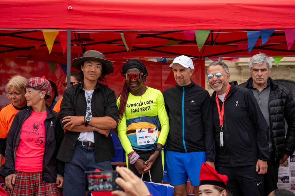 Le podium de la No Finish Line 2026 à Nice et les meilleurs athlètes récompensés.