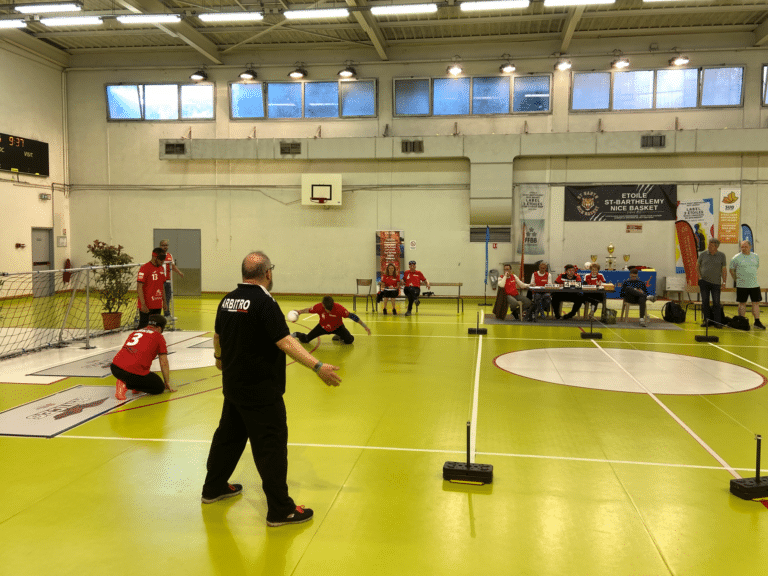 L'équipe de torball de Nice au tournoi international organisé par ANICES.