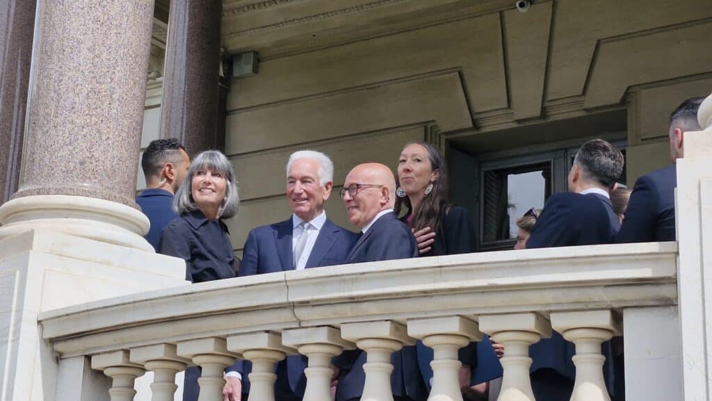250e anniversaire de l'indépendance des Etats-Unis (balcon de la villa masséna)