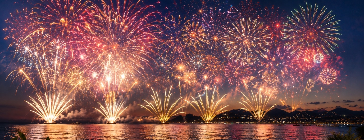 Festival d’Art Pyrotechnique de Cannes 2026 : six soirées de feux d’artifice annoncées dans la baie
