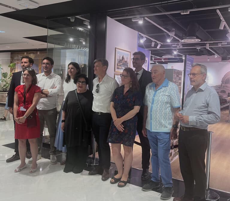 L'ensemble des acteurs ayant contribué à la naissance de l'exposition Nissa La Bella