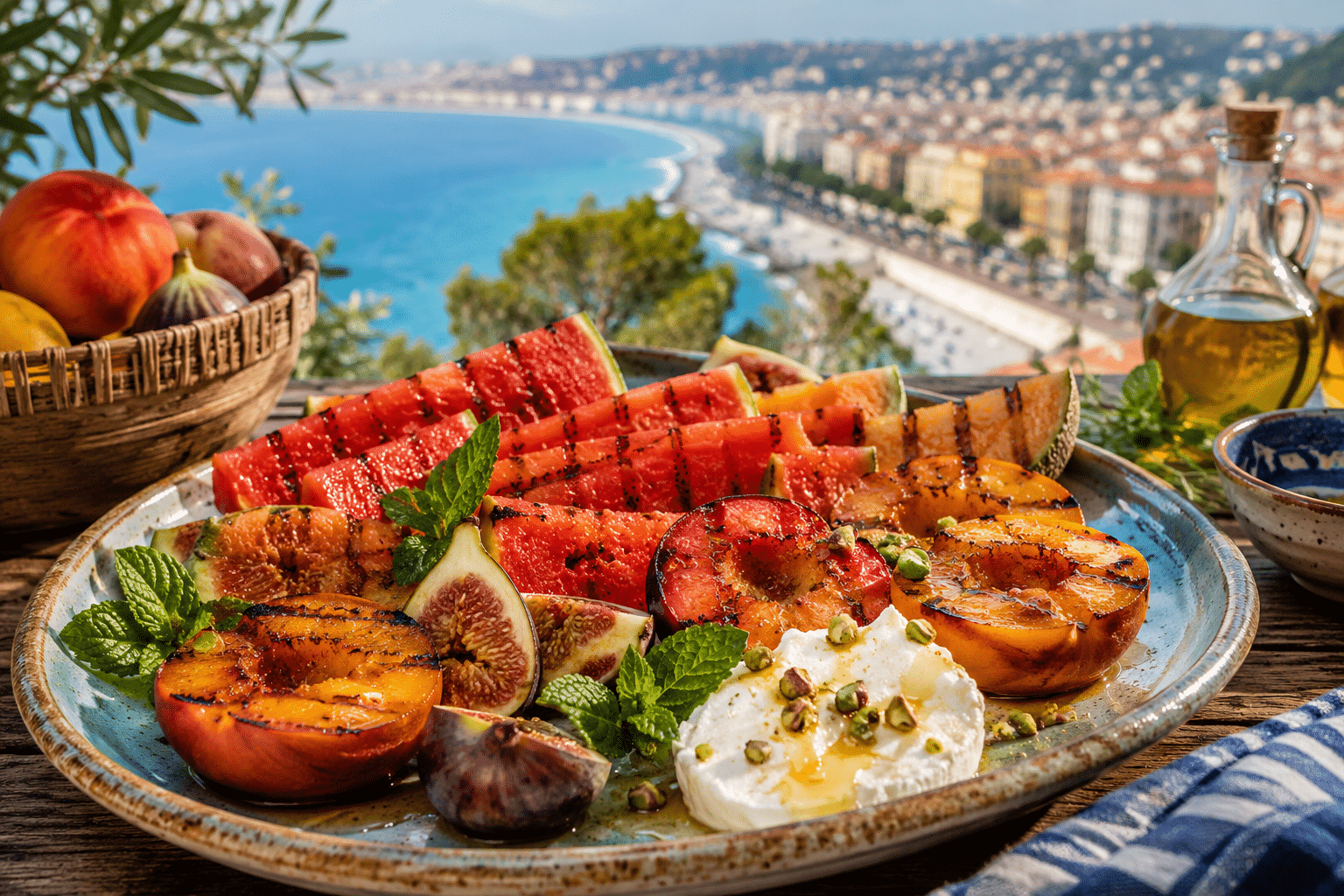 Fruits grillés : l'été niçois dans l'assiette