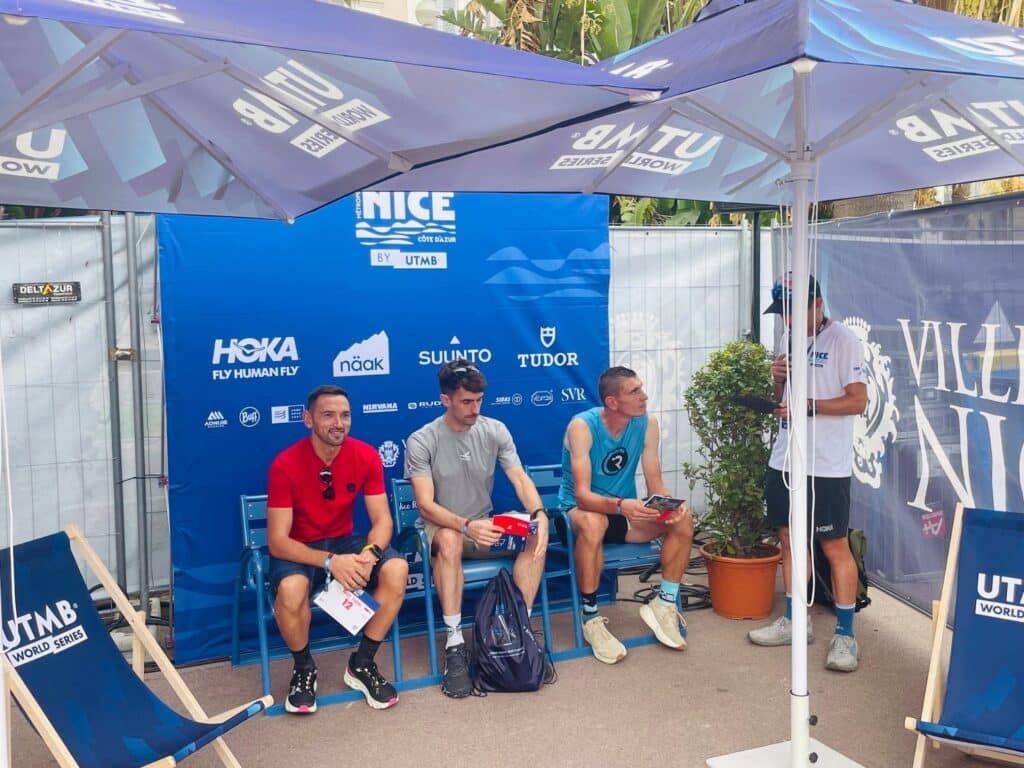 Trois des principaux favoris du 100 miles de l'UTMB Nice Côte d'Azur
