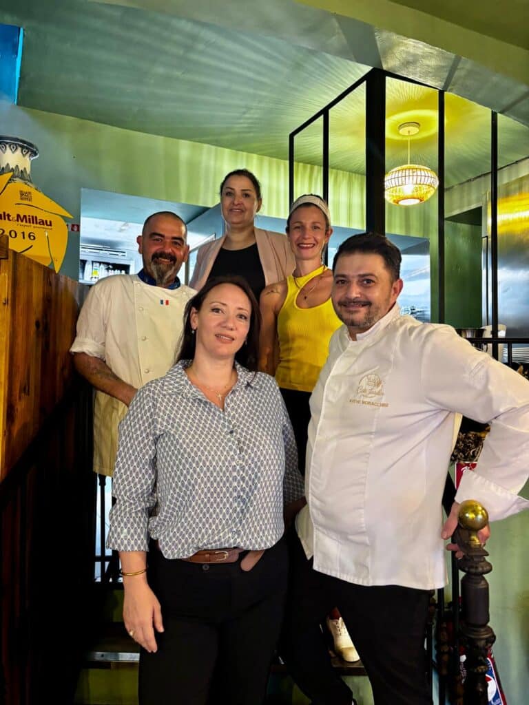 L'équipe du restaurant.