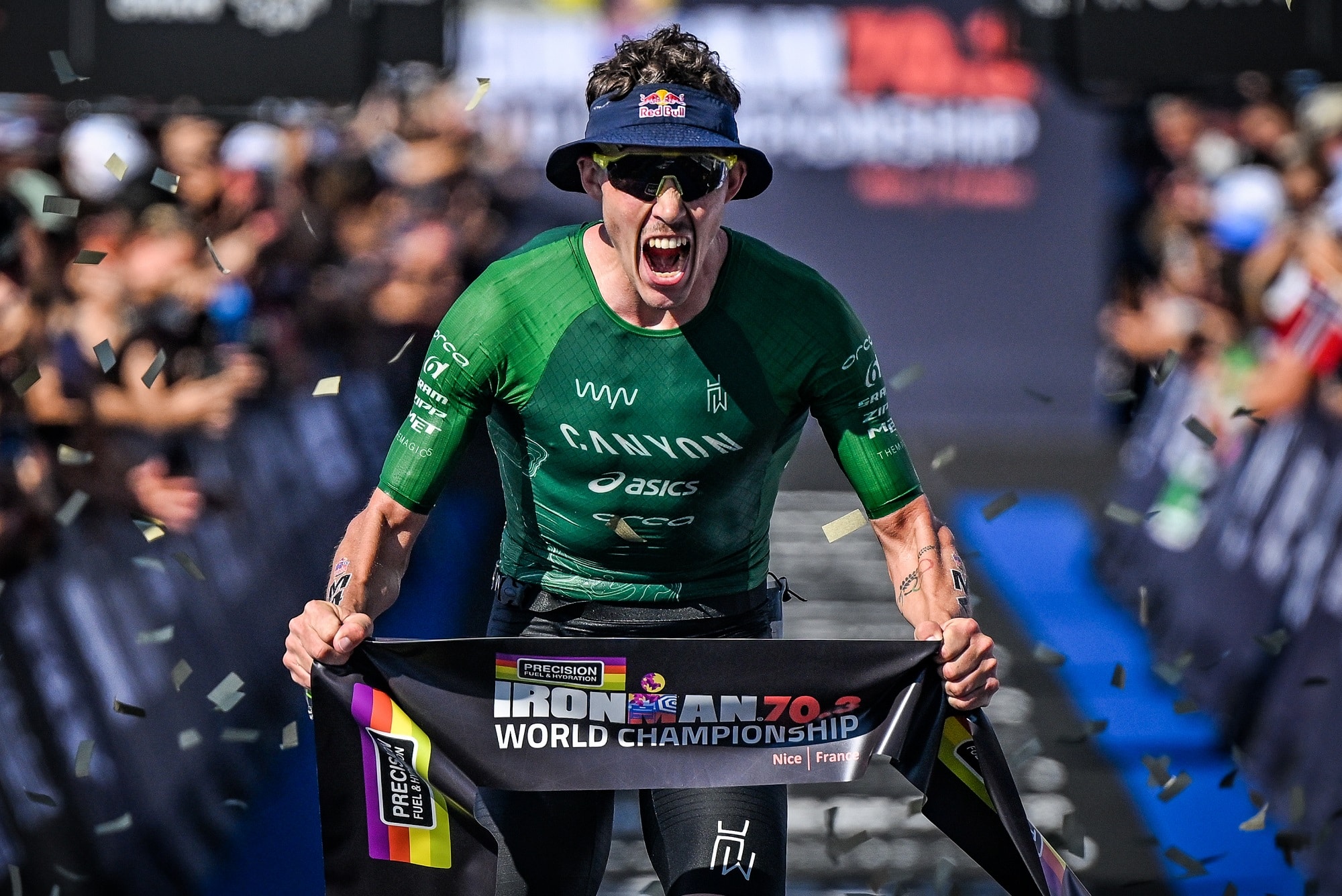 Hayden Wilde explose de joie à l'arrivée de l'Ironman 2026
