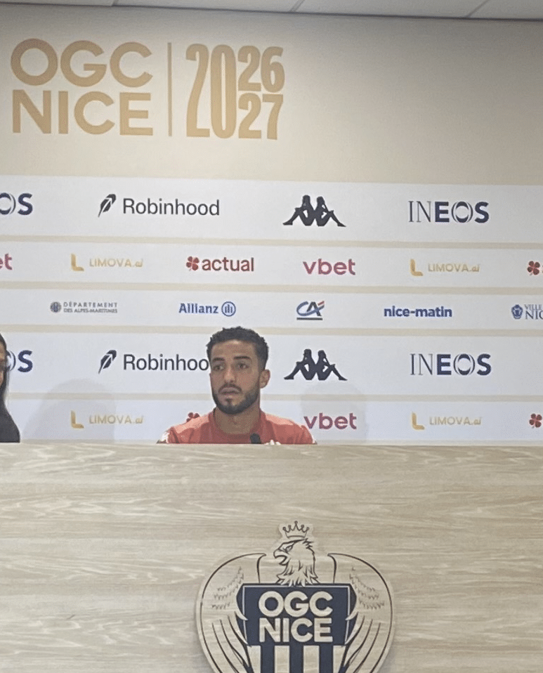 Mohamed Abdelmonem en conférence de presse.