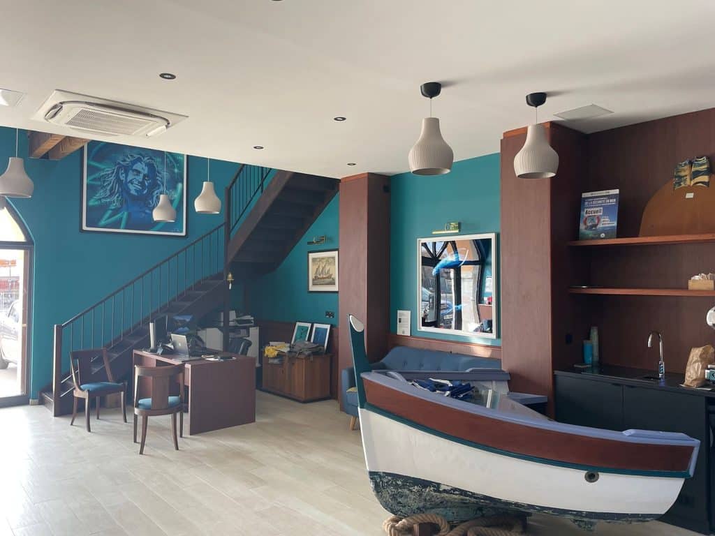 Vue d'ensemble de l'intérieur du Pôle Mer