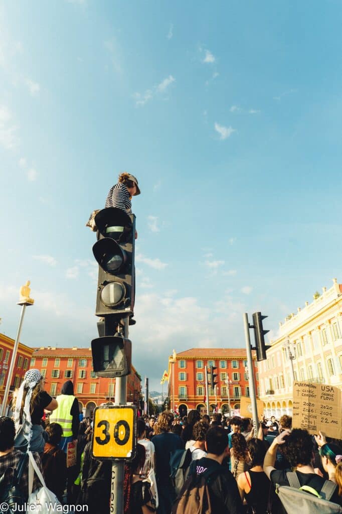 Retour en images sur la manifestation du 17 octobre à Nice