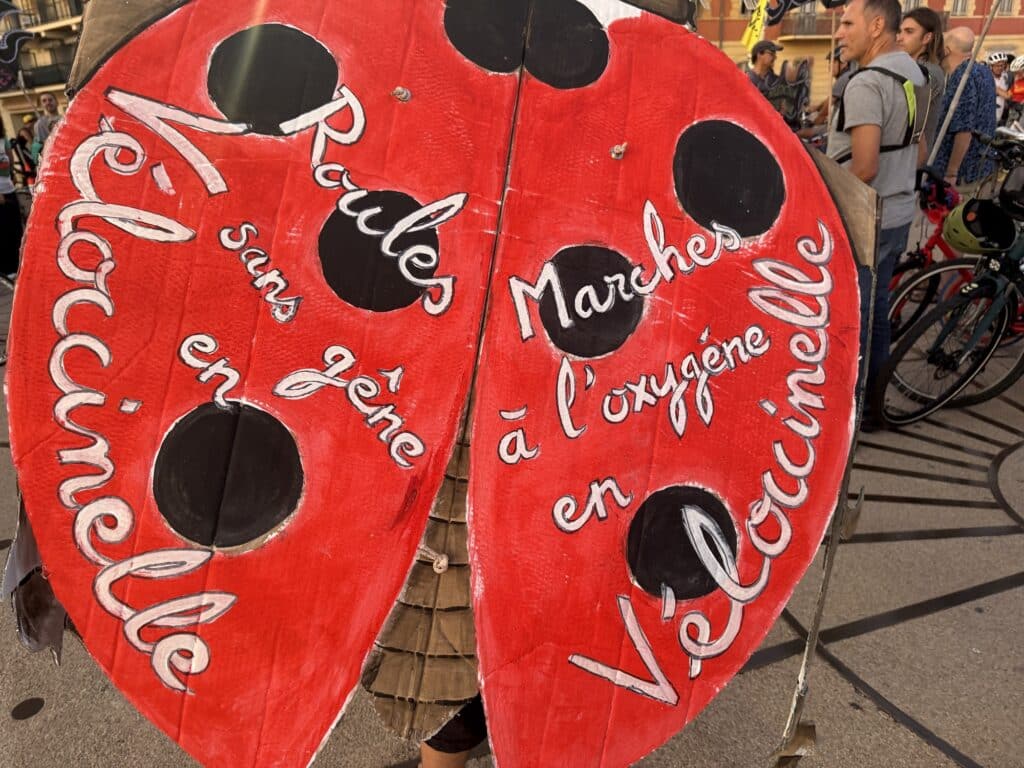 Critical Mass : plus de 200 cyclistes réunis à Nice