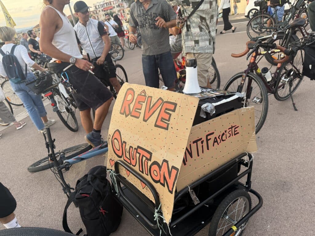 Critical Mass : plus de 200 cyclistes réunis à Nice